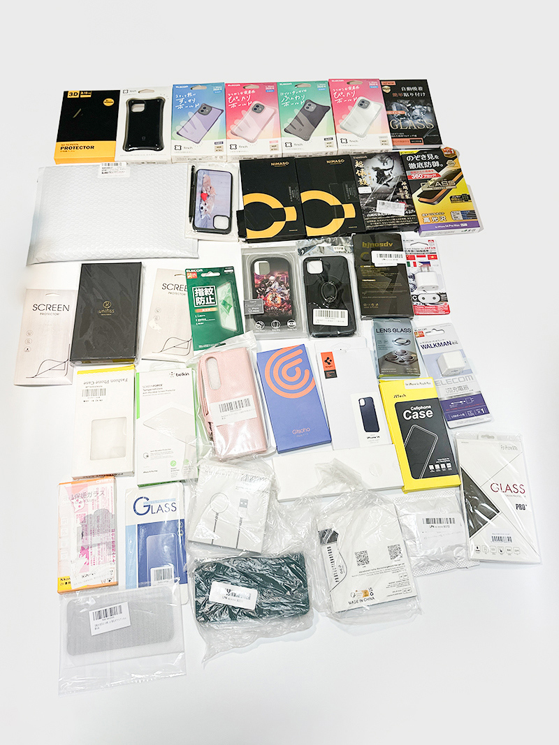 iPhone スマホ ケース フィルムなど まとめ売り 大量 未使用に近い レンズグラス