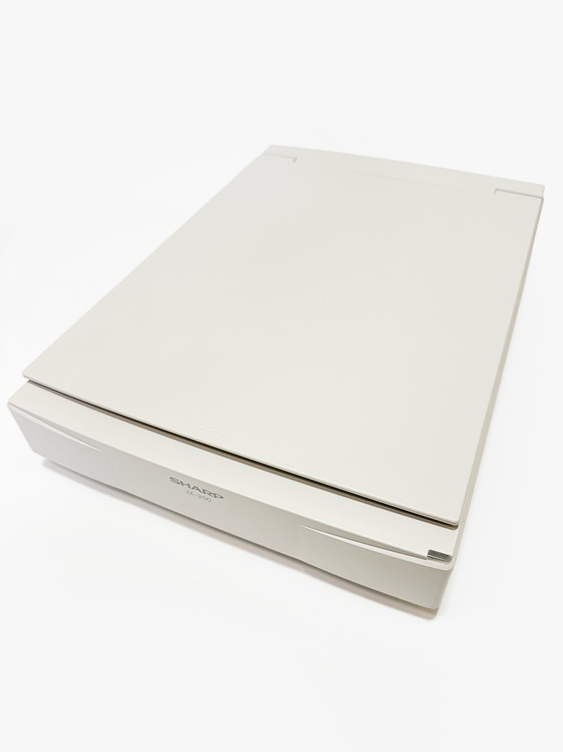 シャープ sharp カラー スキャナー JX250 SCSI接続 A4 ガラス面一部汚れ