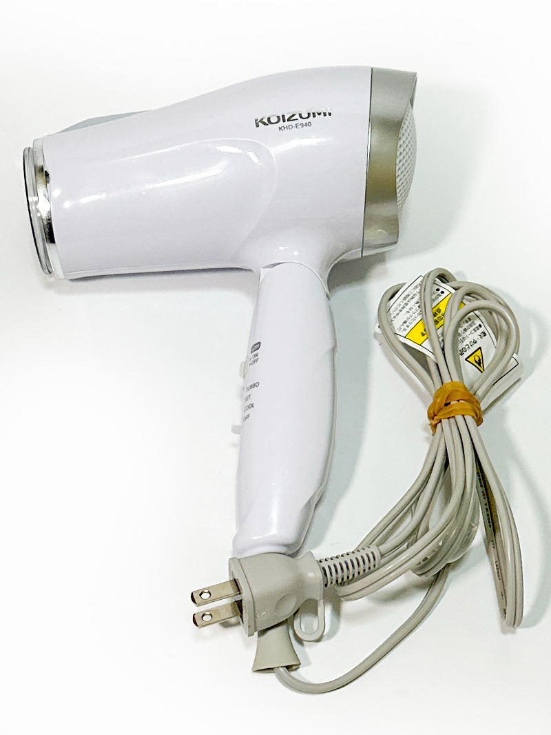 KOIZUMI コイズミ マイナスイオン ヘアドライヤー KHD-E940 動作確認済