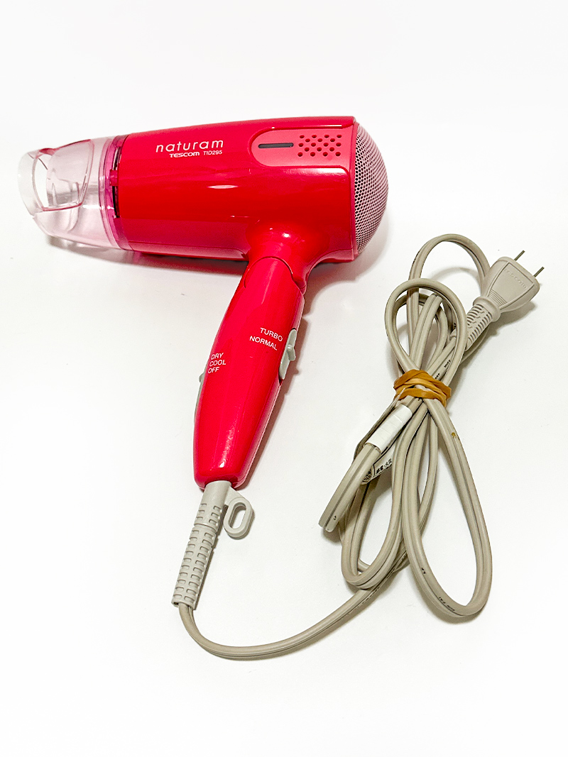 テスコム TESCOM ドライヤー マイナスイオン naturam TID295 動作確認済 低騒音化設計58dB ターボ