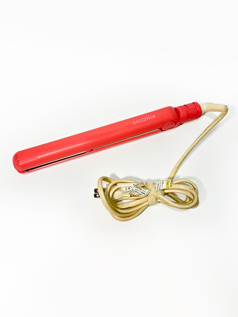 SALONIA サロニア ストレートヘアアイロン 24mm SL-004SCP 動作確認済 セラミックプレート マイナスイオン