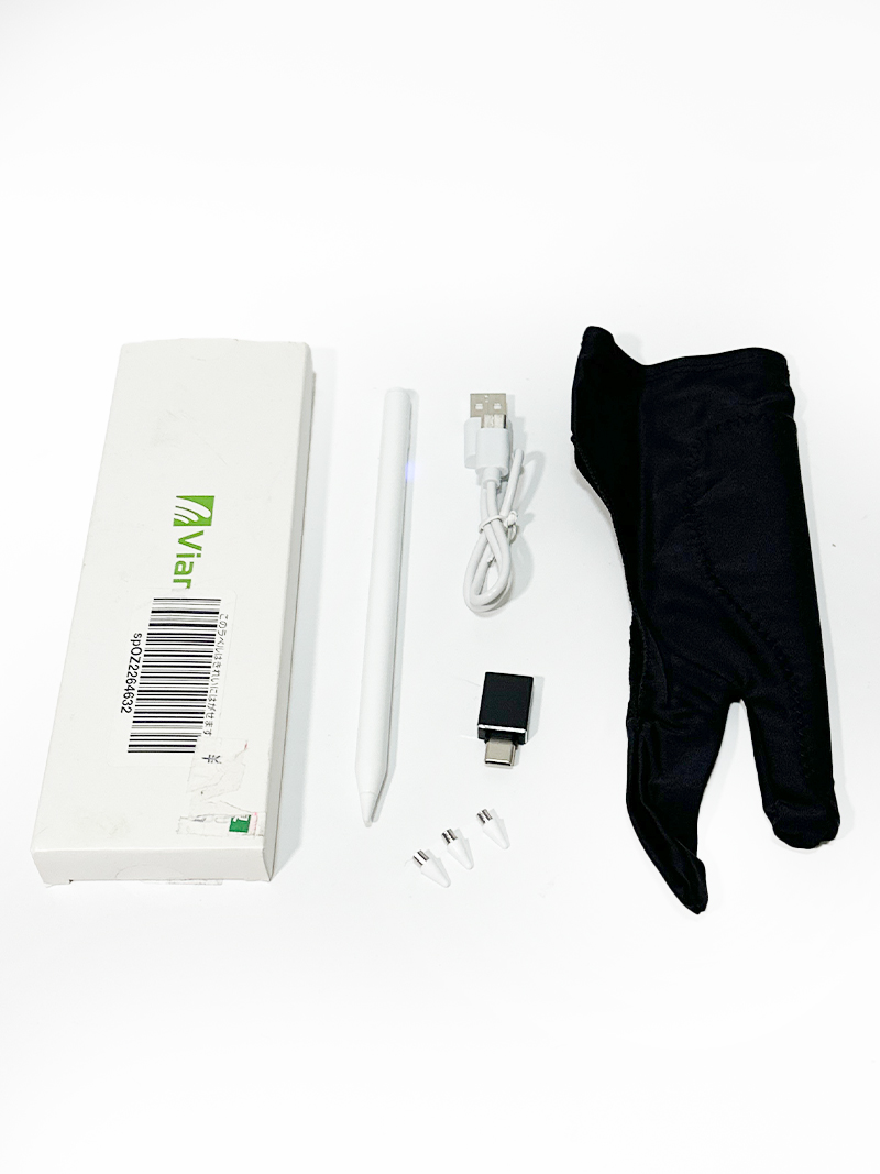 viangs タブレット用 スタイラスペン KD505 iPad 専用ケース付き 動作確認済 極細1mm 軽量 タッチペン