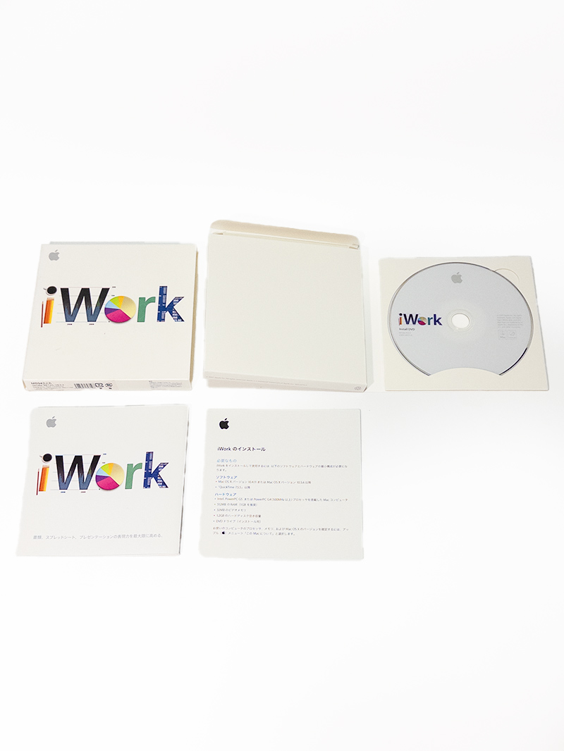 Apple iWork MB942J/A 製品版 パッケージ版 Microsoft Office連携 Mac