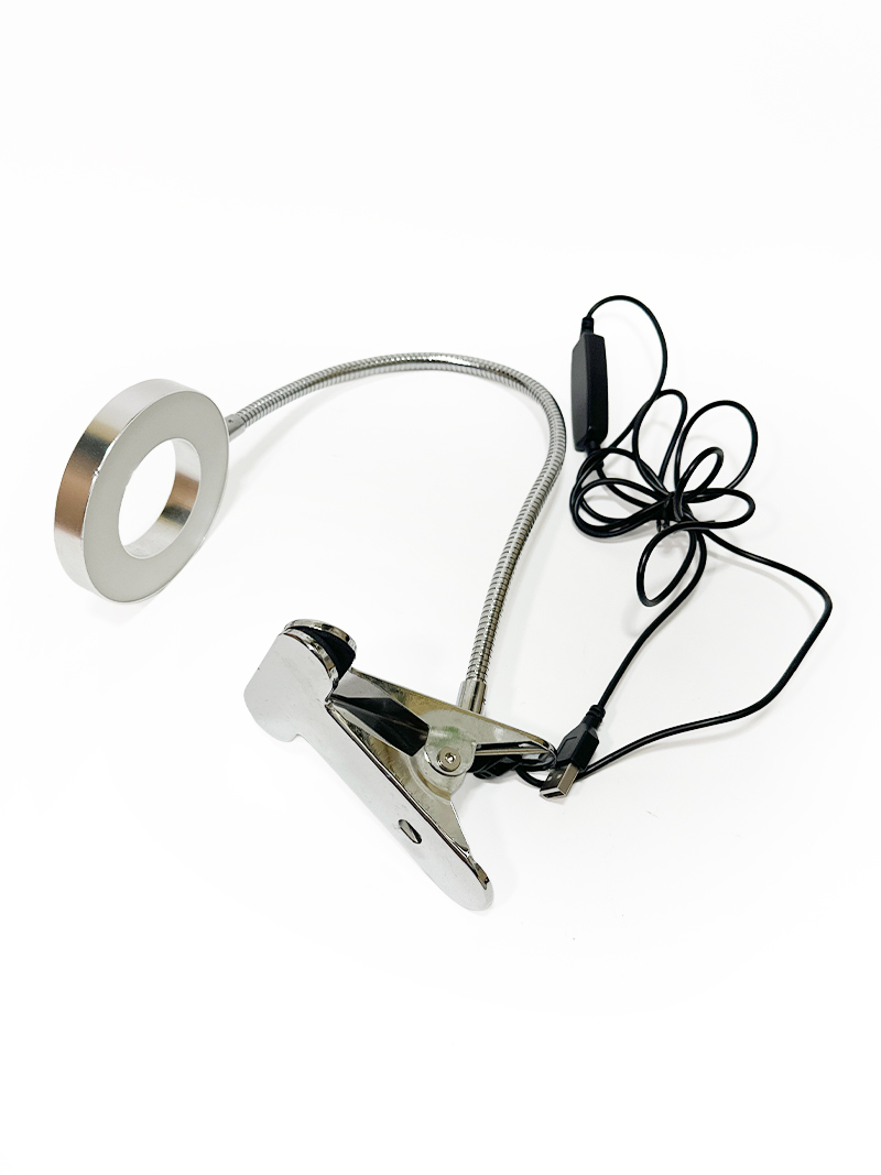 クリップ式 USB ライト 3段階色調調整 明るさ調整 アーム 動作確認済 暖色 白色 女優ライト 配信 動作 リモートなど