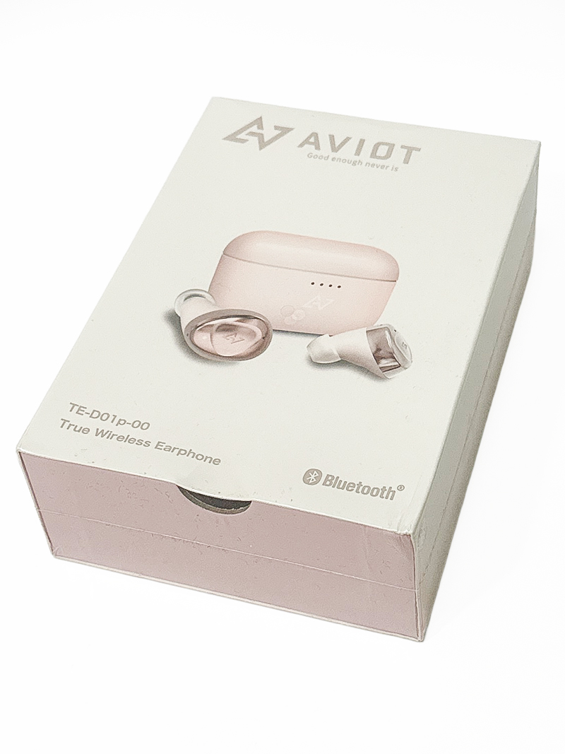 AVIOT ワイヤレスイヤホン ノイズキャンセリング aptX Adaptive 高性能マイク 防水 TE-D01p-00 新品