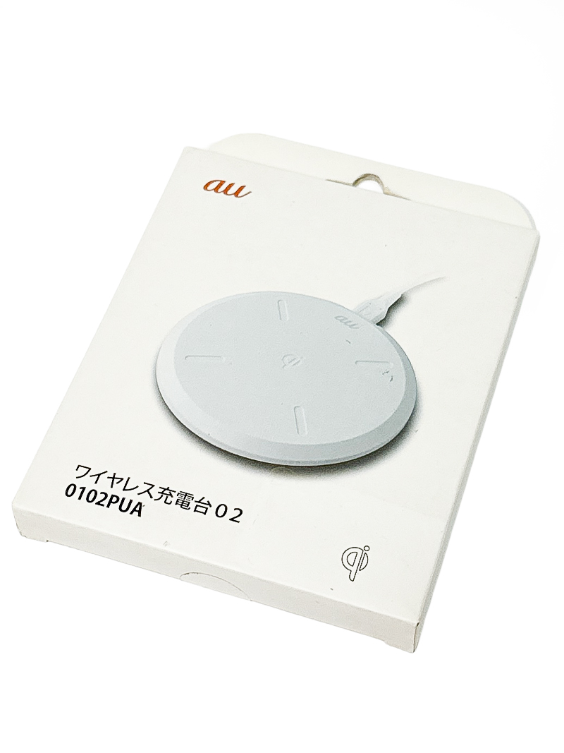 au純正品 ワイヤレス充電台02 0102PUA Galaxy S7 edge SCV33など対応 置くだけ充電 新品未開封品