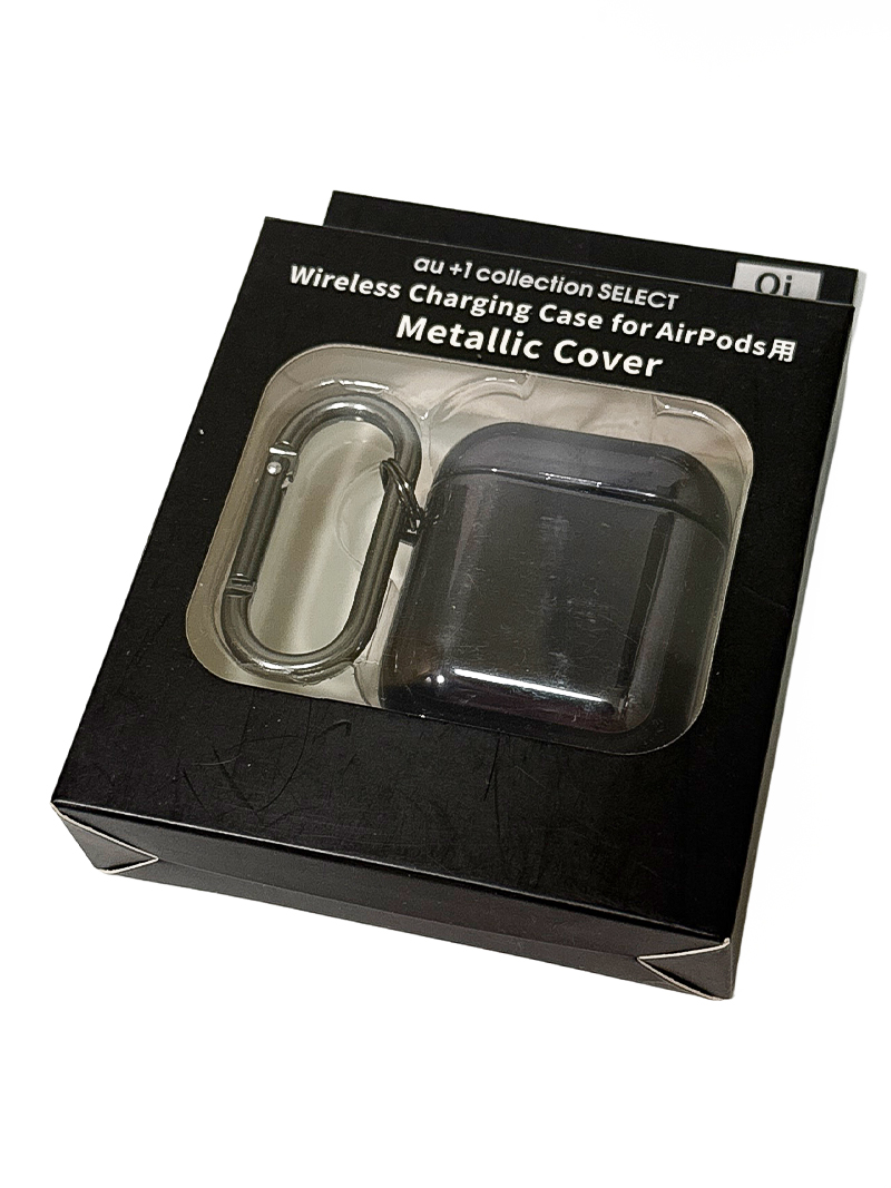 ワイヤレスチャージングケース AirPods 用 メタリックカバー R59Z012J ワイヤレス充電対応 新品未開封品