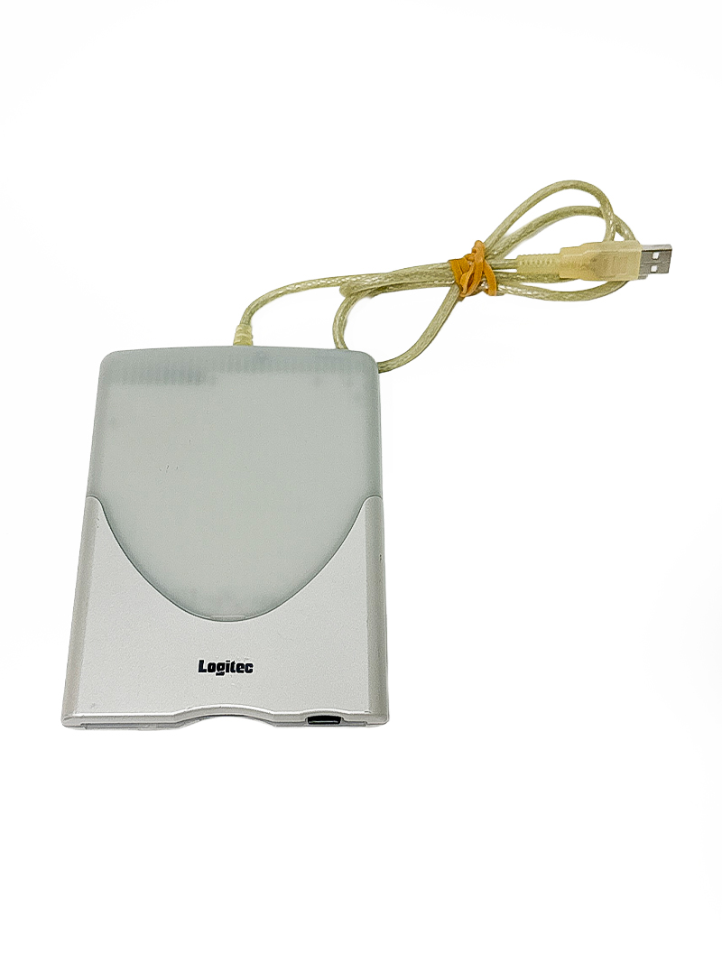 Logitec USB外付型FDユニット USB1.1 LFD-31UE バスパワー ケーブル約80cm 動作未確認