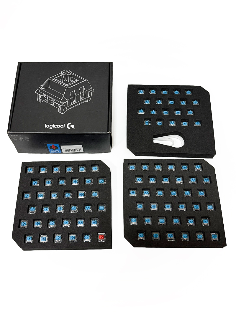 logicool ロジクール GX ブルー クリッキー GX-LN 交換用キースイッチ ゲーミングキーボード 説明書無