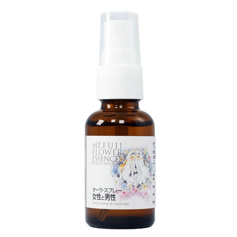 女性と男性（オーラスプレー）《マウントフジフラワーエッセンス》30ml