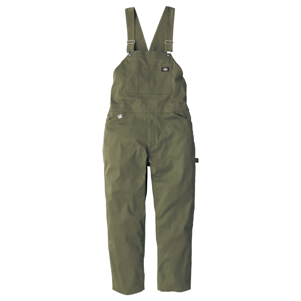 ディッキーズ Dickies T/Cストレッチ オーバーオール アーミー L D-769
