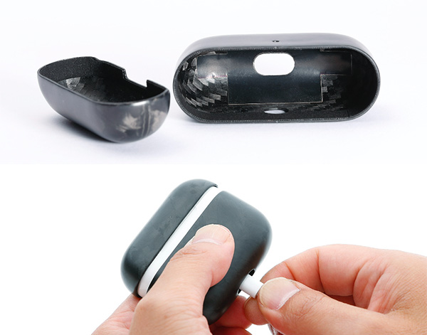 AirPods Pro 鍛造カーボンケース DURO Ultra Slim & Light Weight for