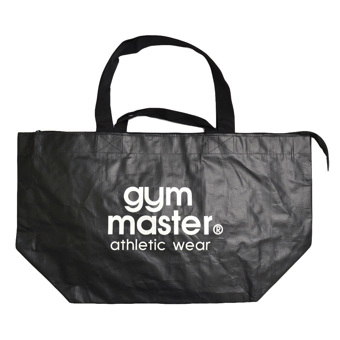 トートバッグ 大容量 軽量 gym master ジムマスター メンズ レディース PPバッグ 大きめ 50L ファスナー付き 肩掛け 手提げ 頑丈 丈夫 軽い ポリプロピレン バッグ バック アウトドア ショッピングバッグ お買い物バッグ おしゃれ エコバッグ ランドリーバッグ ジムバッグ