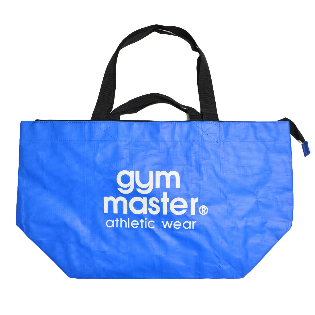 トートバッグ 大容量 軽量 gym master ジムマスター メンズ レディース PPバッグ 大きめ 50L ファスナー付き 肩掛け 手提げ 頑丈 丈夫 軽い ポリプロピレン バッグ バック アウトドア ショッピングバッグ お買い物バッグ おしゃれ エコバッグ ランドリーバッグ ジムバッグ