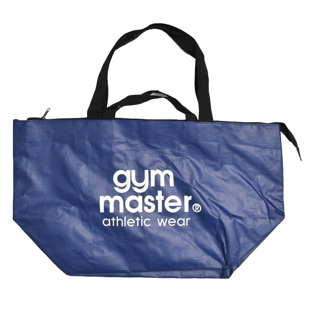 トートバッグ 大容量 軽量 gym master ジムマスター メンズ レディース PPバッグ 大きめ 50L ファスナー付き 肩掛け 手提げ 頑丈 丈夫 軽い ポリプロピレン バッグ バック アウトドア ショッピングバッグ お買い物バッグ おしゃれ エコバッグ ランドリーバッグ ジムバッグ