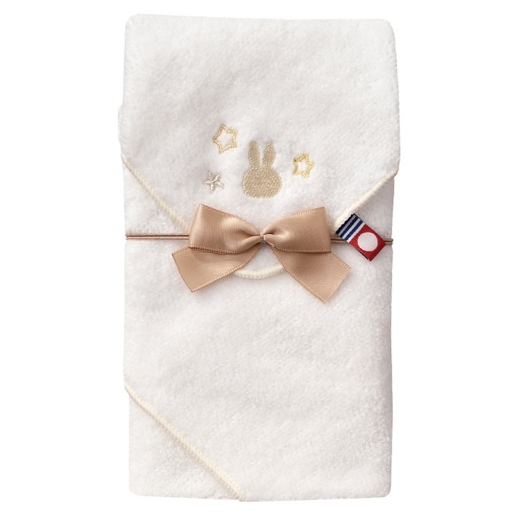ミッフィー スタイ金封 今治タオル 日本製 タオル地 スタイ 祝儀袋 よだれかけ お祝 出産祝い 布製 ご祝儀 タオル 綿 柔らか 赤ちゃん ベビー 冠婚葬祭 金封 ブランド キャラクター ホワイト ピンク リボン 刺繍 miffy 無地 ブランド シンプル 今治 メール便OK