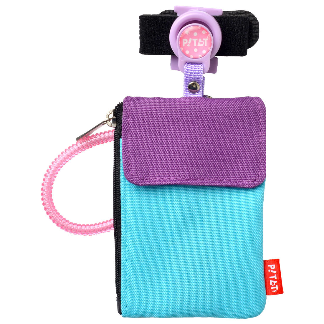 パスケース リール付き ランドセル 定期入れ キッズ 通学 通園 無地 ドット 迷彩 ピタットパス カードケース スパイラルキーチェーン マグネット 鍵 キーケース 男の子 女の子 ノンキャラ のびる ランドセル取り付け可能 ICカード 子供 小学生 小銭入れ おしゃれ