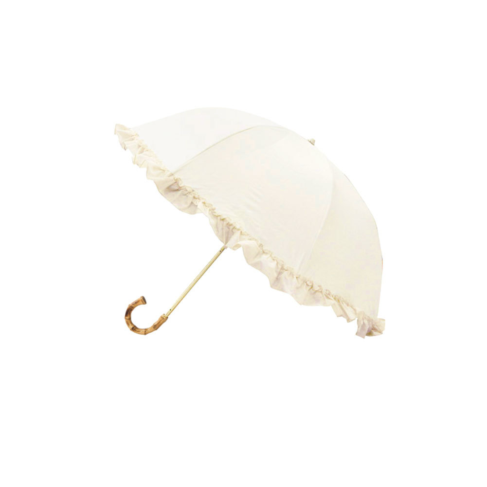 日傘 折りたたみ 完全遮光 晴雨兼用 軽量 遮光率100％ pink trick 深張り かわいい フリル 無地 日傘 レディース シンプル 2段 50cm 婦人 -15℃ 折りたたみ傘 丈夫 通学 通勤 紫外線 UV対策 1級遮光 日焼け 熱中症対策 雨具 バンブー おしゃれ きれいめ UVカット