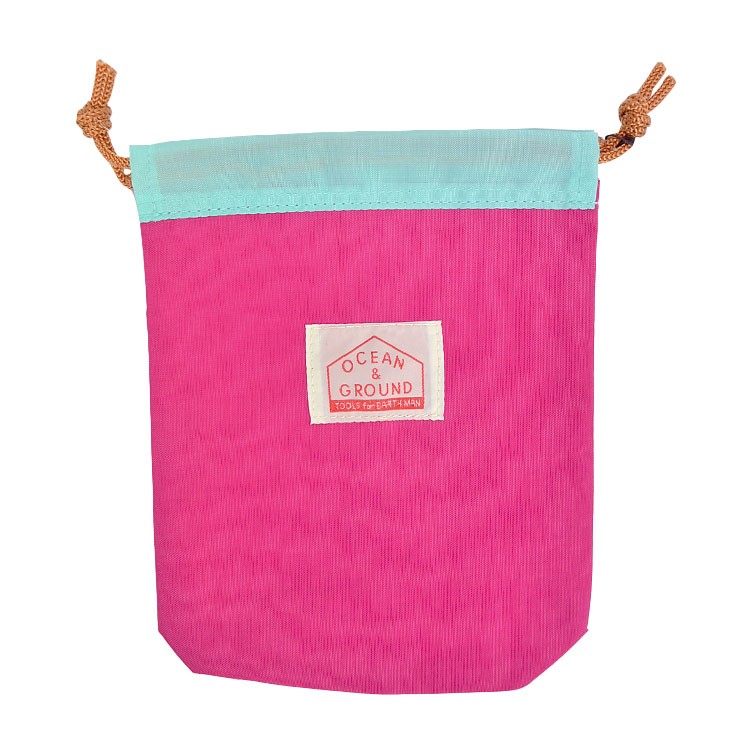 巾着 s 巾着袋 小 コップ袋 Ocean＆Ground オーシャンアンドグラウンド コップ入れ 保育園 幼稚園 小学生 小学校 入園 入学 男の子 女の子 カラフル おしゃれ かわいい 小物入れ 可愛い 新入学 新学期 通園 入学準備 ナイロン 歯ブラシ入れ ミニ ポーチ 旅行