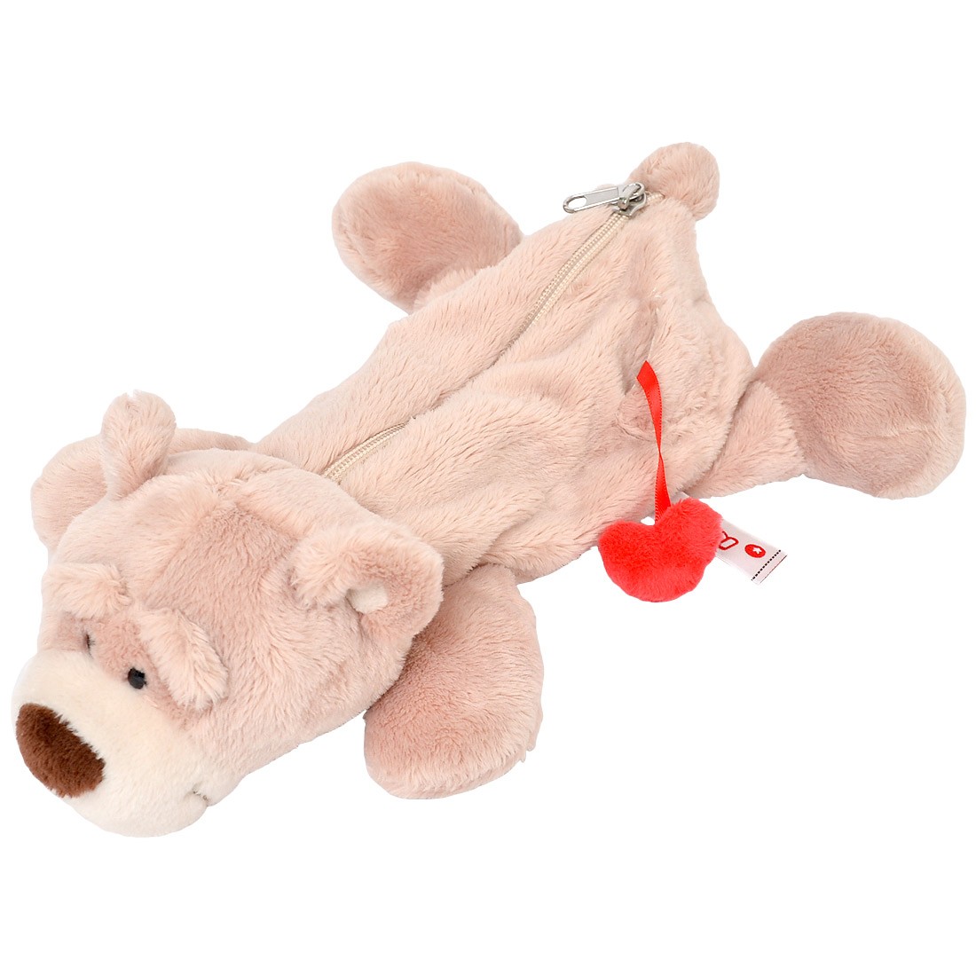 ペンケース NICI ニキ 犬 タレミミウサギ ぬいぐるみ 動物 筆箱 かわいい 高校生 大容量 ペンポーチ ロングポーチ 女子高生 おしゃれ 子供 小学生 中学生 大人 キャラクター ラブベア ペンギン 小物入れ 文房具 可愛い ペン入れ 通学 グッズ 雑貨 誕生日 プレゼント ギフト