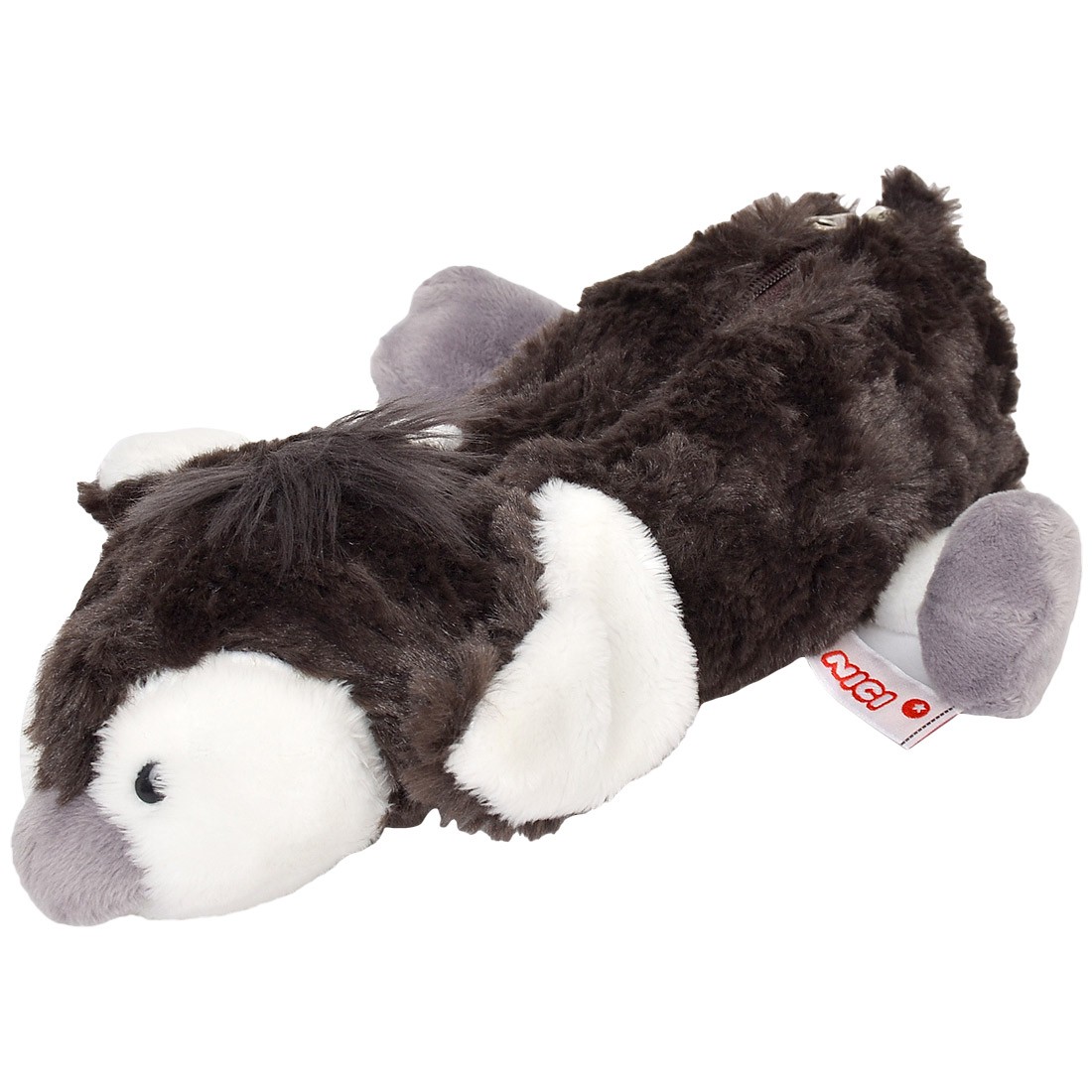 ペンケース NICI ニキ 犬 タレミミウサギ ぬいぐるみ 動物 筆箱 かわいい 高校生 大容量 ペンポーチ ロングポーチ 女子高生 おしゃれ 子供 小学生 中学生 大人 キャラクター ラブベア ペンギン 小物入れ 文房具 可愛い ペン入れ 通学 グッズ 雑貨 誕生日 プレゼント ギフト