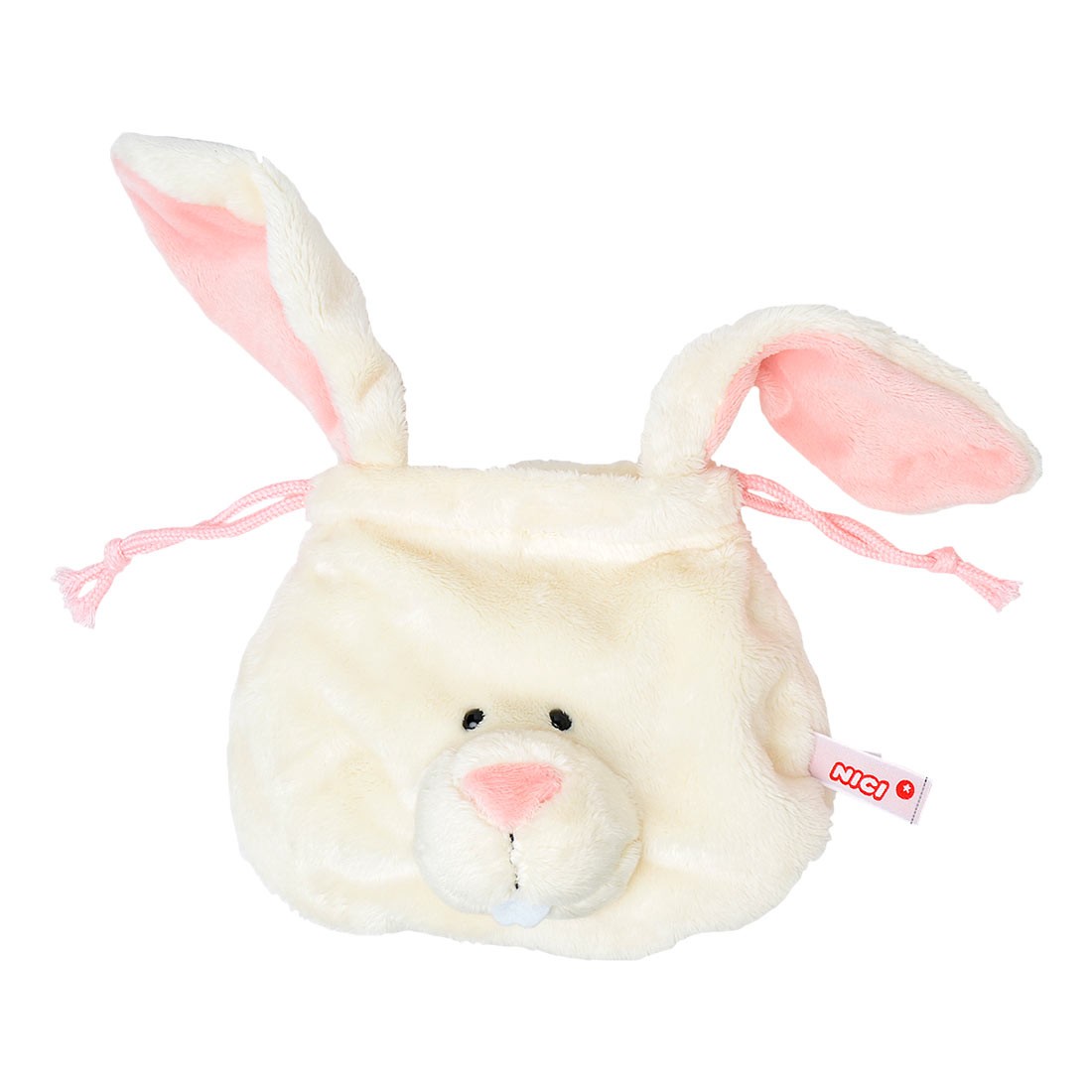 巾着 ポーチ NICI ニキ 動物 アニマル ラブベア ラビット シュナウザー 犬 うさぎ ウサギ くま クマ 小物入れ アクセサリーポーチ 巾着 袋 子供 キッズ レディース 大人 女の子 男の子 通学 通園 通勤 幼稚園 小学生 中学生 高校生  粗品 景品 おもちゃ 贈り物 誕生日
