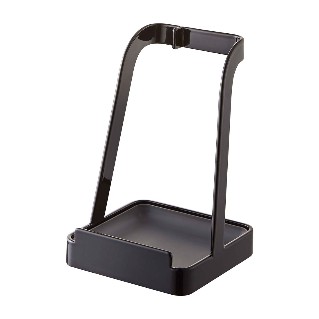 お玉＆鍋ふたスタンド 山崎実業 tower 鍋ふたスタンド お玉スタンド 鍋ふた置き お玉置き 菜箸置き タブレット レシピ本 料理本 まな板 スタンド キッチン雑貨 キッチンツール ブラック ホワイト 黒 白 おしゃれ タワー シンプル ふた フタ お玉立て 2248 2249 お玉ホルダー