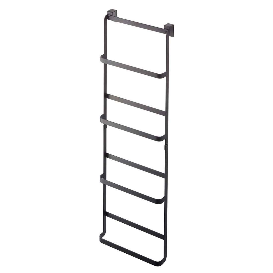 スリッパラック スリム 壁掛け 引っ掛け式 スリッパラック タワー tower 下駄箱扉 収納 4足 省スペース 固定 フック スリッパ置き コンパクト 山崎実業 yamazaki ブラック ホワイト 玄関収納 掛ける 扉 シンプル スリッパスタンド ルームシューズ 収納ラック 4894 4895