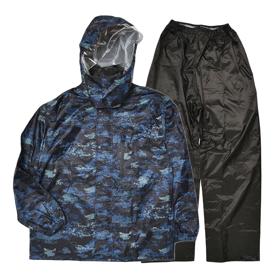 レインウェア 上下 カジメイク レインウェア メンズ レインスーツ おしゃれ 上下セット 防水 3297 S M L LL 3L 4L 通勤 通学 自転車 雨合羽 カッパ 蒸れにくい 透湿 耐水圧8000mm 裏メッシュ レインウェア かっこいい レディース フード 雨具 黒 紺 赤 柄