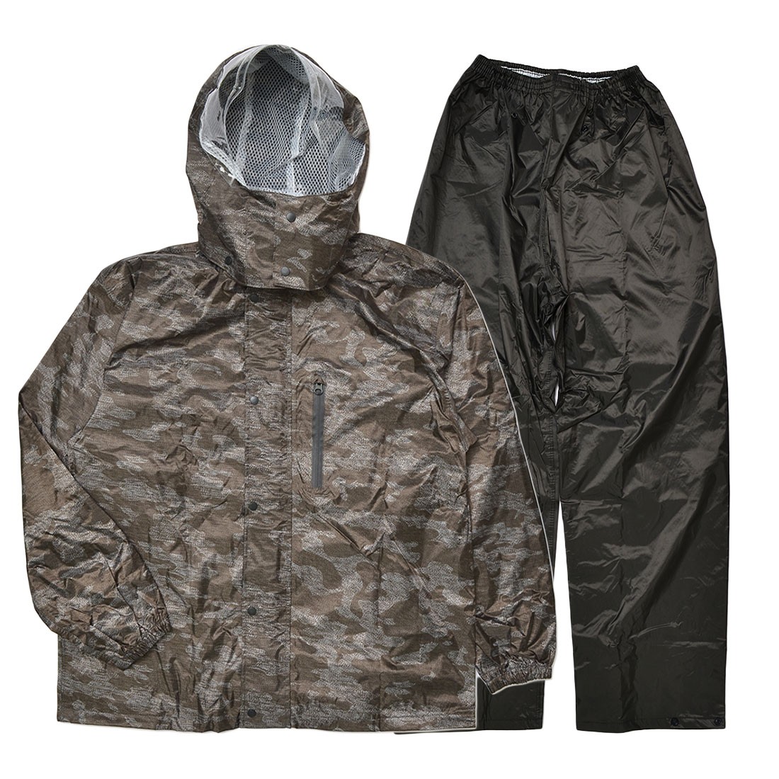レインウェア 上下 カジメイク レインウェア メンズ レインスーツ おしゃれ 上下セット 防水 3297 S M L LL 3L 4L 通勤 通学 自転車 雨合羽 カッパ 蒸れにくい 透湿 耐水圧8000mm 裏メッシュ レインウェア かっこいい レディース フード 雨具 黒 紺 赤 柄