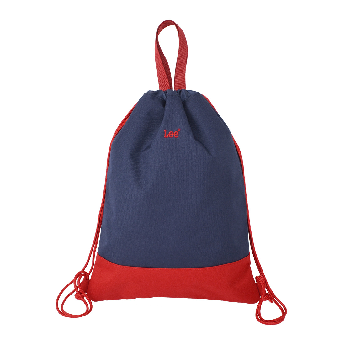 体操服袋 女の子 男の子 リー Lee 巾着袋 中 ナップサック 体操服バッグ 持ち手付 Mサイズ おしゃれ かわいい 体操着入れ 体操服入れ 着替え袋 入園 入学 通園 通学 体操服 幼稚園 保育園 入学準備 小学1年生 バイカラー ベージュ ラベンダー 紺 ミント 可愛い プールバッグ