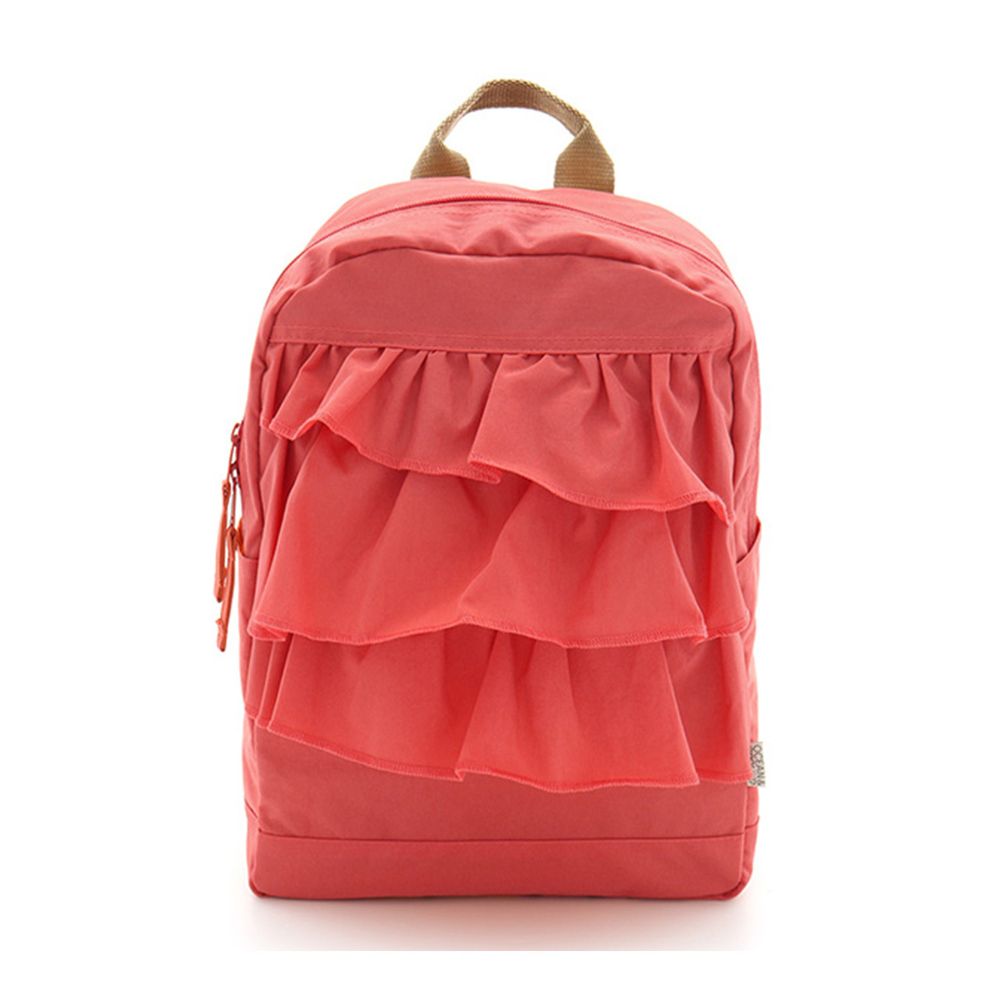 キッズ リュック 女の子 フリル オーシャンアンドグラウンド OCEAN＆GROUND おしゃれ リュックサック 4.5L 7L 10.5L 女の子 ガールズ 通園 通学 ベビー リュック 小学生 高学年 低学年 かわいい 1215103 遠足 ハーネス 幼稚園 子供 丈夫 通園バッグ カラフル