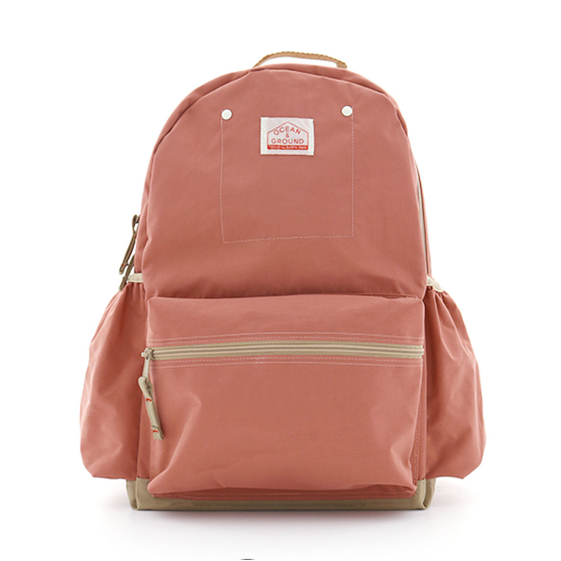 キッズ リュック キッズリュック OCEAN＆GROUND オーシャンアンドグラウンド 1215151 17L リュック 子供 男の子 女の子 おしゃれ 大容量 通学 大きめ 軽量 軽い リニューアル レディース メンズ 大人 リュックサック デイパック かわいい 入学 黒 無地 防災