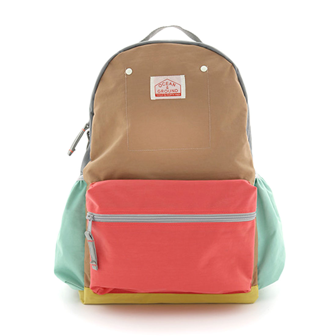 キッズ リュック OCEAN＆GROUND オーシャンアンドグラウンド CRAZY MORE クレイジー 4425152 男の子 女の子 小学生 17L リュックサック A4 大容量 リュックサック バックパック 通学 子供 遠足 大きめ おしゃれ かわいい ピンク 軽量 高学年 低学年 入学 無地