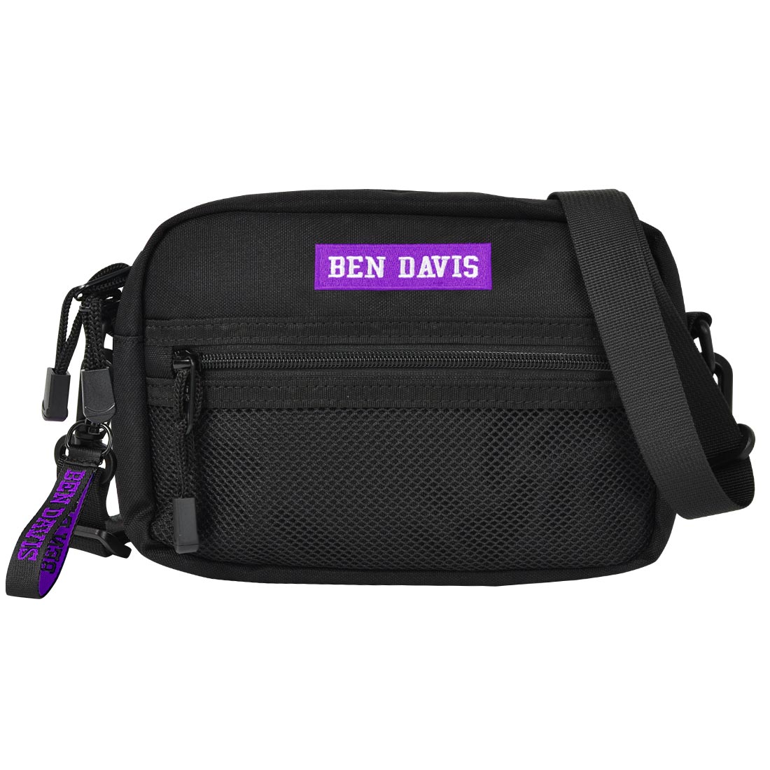ショルダーバッグ BEN DAVIS ベン デイビス レディース メンズ キッズ ブランド バッグ 斜めがけ 横型 BDW-9281 斜め掛けバッグ フェス サコッシュ 小さめ ブラック コンパクト おしゃれ かっこいい ワンショルダー 防災 小学生 中学生 高校生 カジュアル 鞄 プレゼント