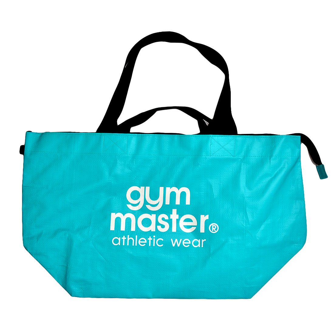 トートバッグ 大容量 軽量 gym master ジムマスター メンズ レディース PPバッグ 大きめ 50L ファスナー付き 肩掛け 手提げ 頑丈 丈夫 軽い ポリプロピレン バッグ バック アウトドア ショッピングバッグ お買い物バッグ おしゃれ エコバッグ ランドリーバッグ ジムバッグ