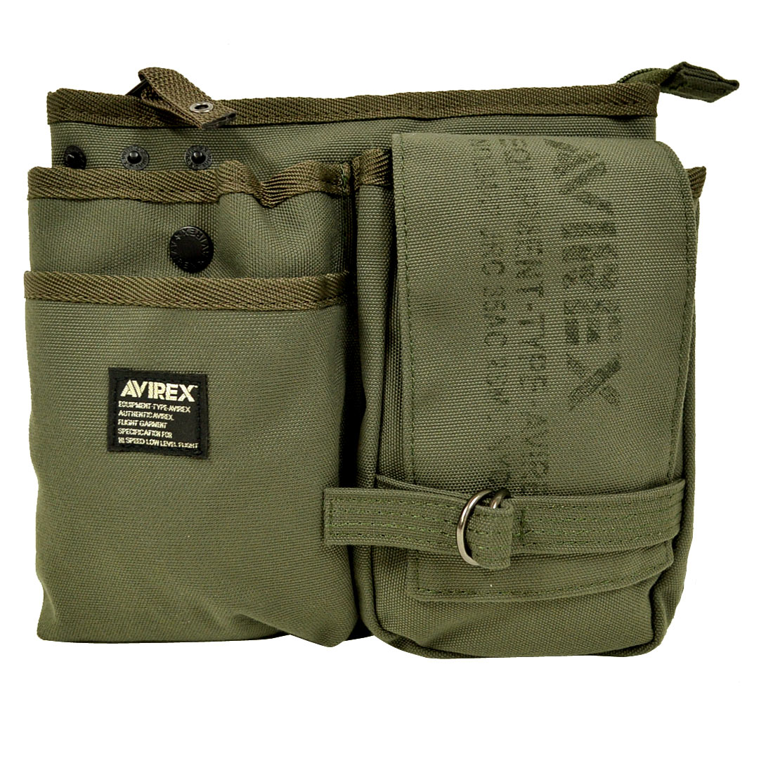 シザーバッグ AVIREX アヴィレックス 2WAY ウエストバッグ ショルダーバッグ キャンプ アビレックス イーグル ミリタリー メンズ レディース かっこいい 丈夫 おしゃれ ブランド シザーケース 黒 カーキ 斜めがけ 斜めがけバッグ 342L