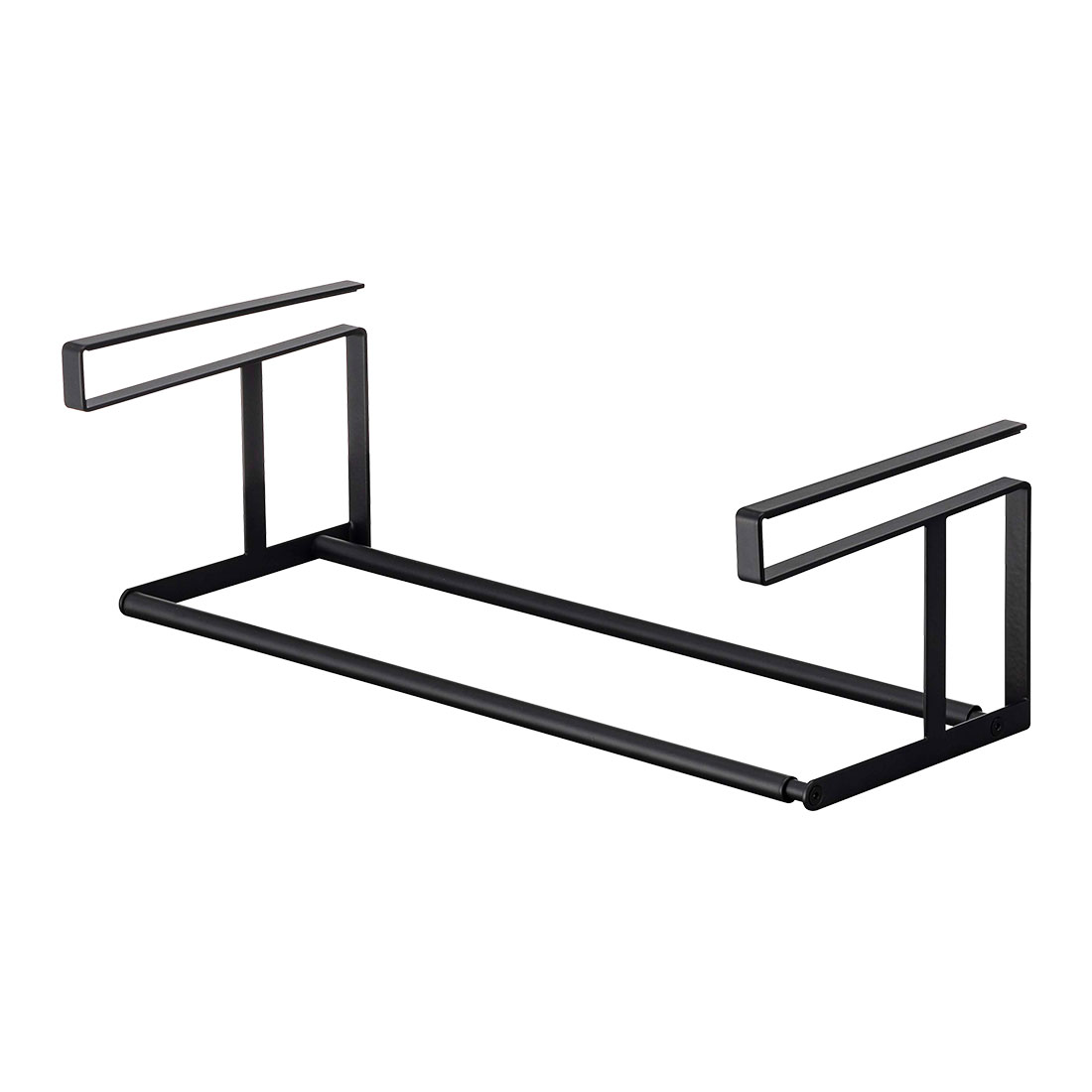 山崎実業 浮かせる伸縮シューズラック タワー tower 5631 5632 靴箱 下駄箱 シューズホルダー シューズクローク 伸縮 棚下 収納ラック 靴 整理 玄関 引っ掛け収納 スリム 白 黒 棚 靴ラック ホワイト ブラック 長さ調節 省スペース yamazaki おしゃれ ブランド シンプル