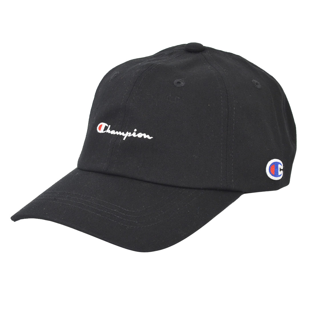 キャップ レディース おしゃれ Champion チャンピオン キャップ メンズ ブランド ローキャップ ロゴ コットンツイル 綿 ベースボールキャップ サイズ調節可能 フリーサイズ 黒 ベージュ 白 紺 ロゴ 刺繍 181019A 帽子 レディース 日焼け防止 丈夫 頑丈 キャップ かわいい