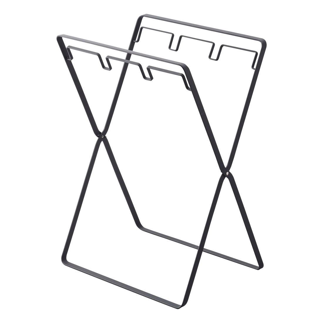 山崎実業 レジ袋３連＆４５Ｌゴミ袋スタンド タワー tower キッチン 分別 ダストボックス 折りたたみ 折り畳み ゴミ袋スタンド ごみ箱 コンパクト ブラック ホワイト 黒 白 台所 レジ袋スタンド ペットボトル 缶 5714 5715 45L スリム 省スペース キッチン雑貨 yamazaki