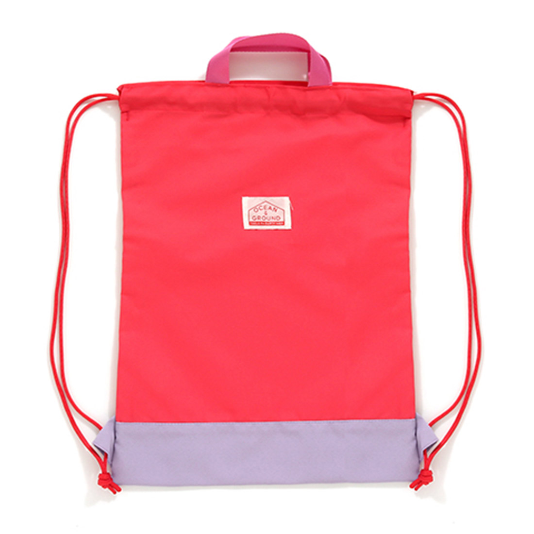 ナップサック 女の子 体操着入れ ランドセルの上から ナップザック男の子 キッズ  体操着袋 かわいい 巾着 オーシャンアンドグラウンド 通園 通学 遠足 体操服入れ 入学準備 入園 入学 小学1年生 持ち手付き 巾着袋 着替え袋 幼稚園 保育園 シンプル CAMPDAY Ocean＆Ground