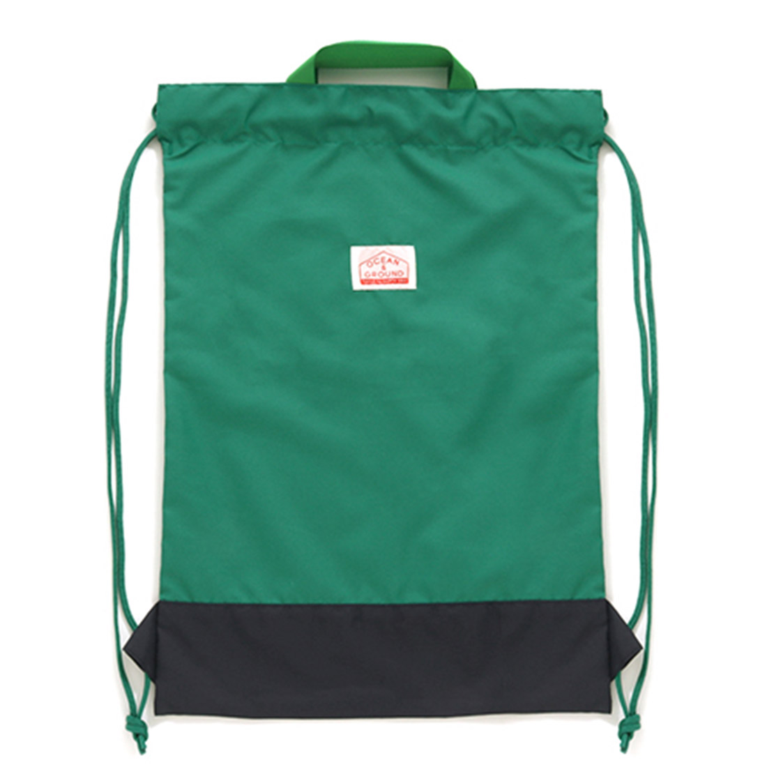 ナップサック Ocean＆Ground 女の子 体操着入れ ランドセルの上から 大きめ ナップザック男の子 キッズ  体操着袋 かわいい L 大きい 巾着 オーシャンアンドグラウンド 通園 通学 遠足 体操服入れ 入学準備 入園 入学 小学1年生 巾着袋 幼稚園 保育園 シンプル 定番 CAMPDAY