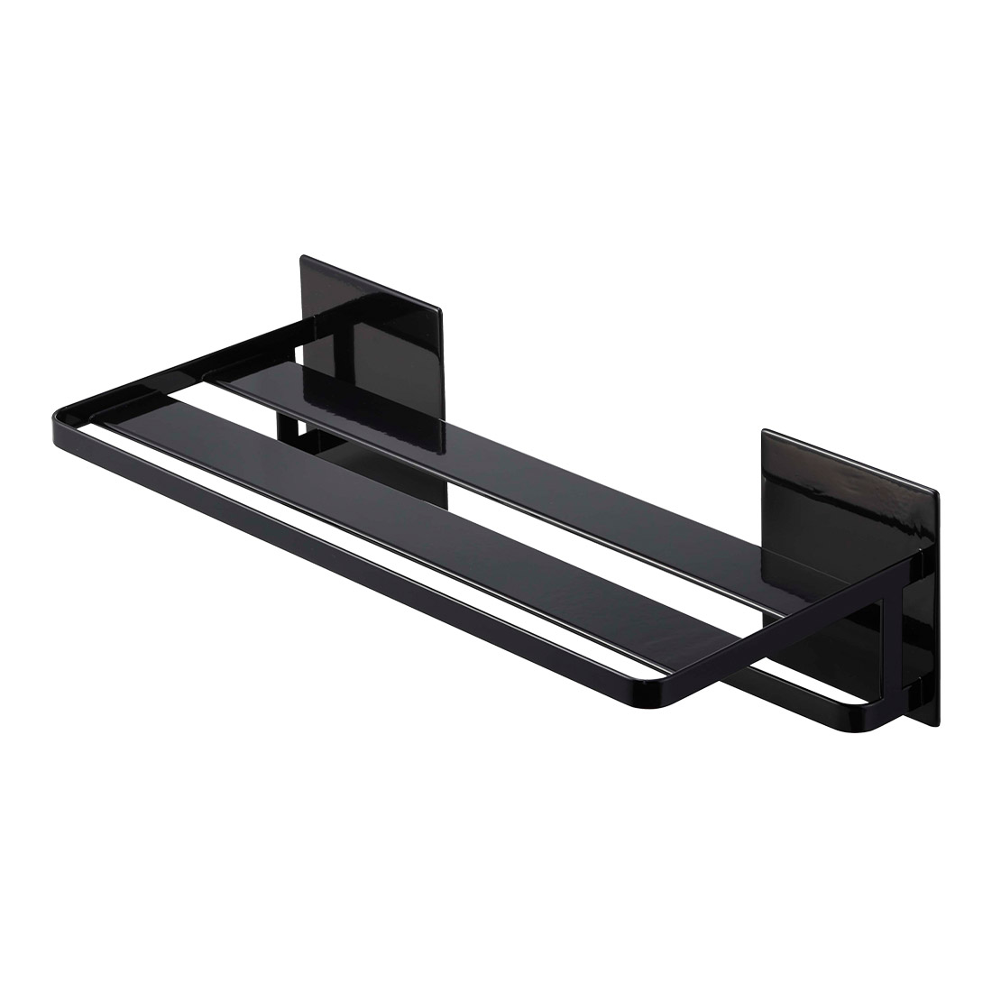 マグネットバスルームバスタオル棚 タワー 山崎実業 8180 8181 tower 浴室 お風呂場 タオル掛け 壁 マグネット 磁石 磁力 磁気 強力 穴あけ不要 シンプル バスルーム お風呂 洗面所 掃除用品 収納ラック バスタオル フェイスタオル 小物 吊り下げ 収納 白 黒