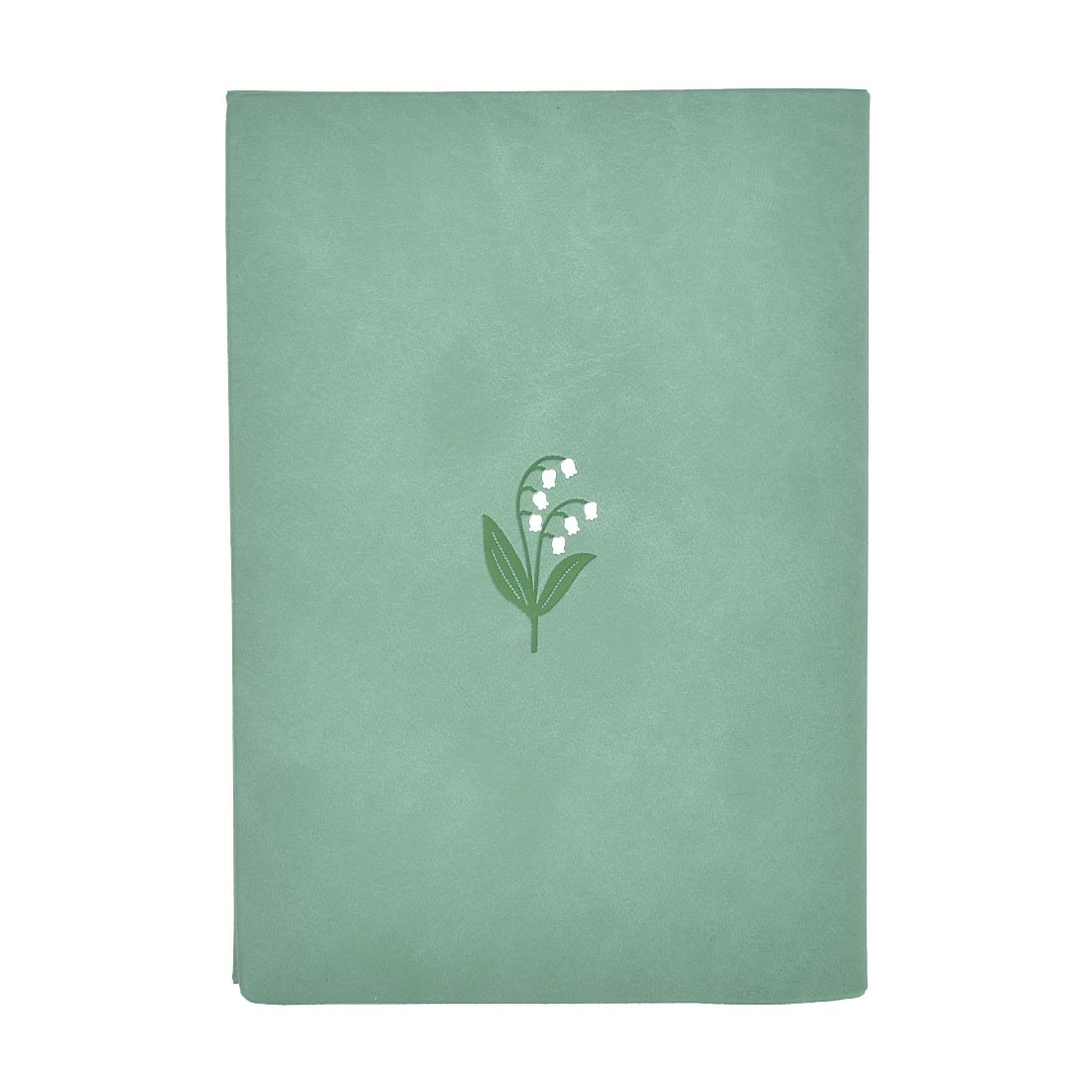 ブックカバー 文庫 a6 フリーサイズ 文庫本カバー 日本製 ワンポイント 箔押し 本革風 PVC 文庫本 サイズ ミモザ スズラン チューリップ おしゃれ かわいい シンプル グレー ピンク ミント 大人 学生 通勤 通学 読書 レディース 母の日 新生活 プチ ギフト 誕生日 プレゼント