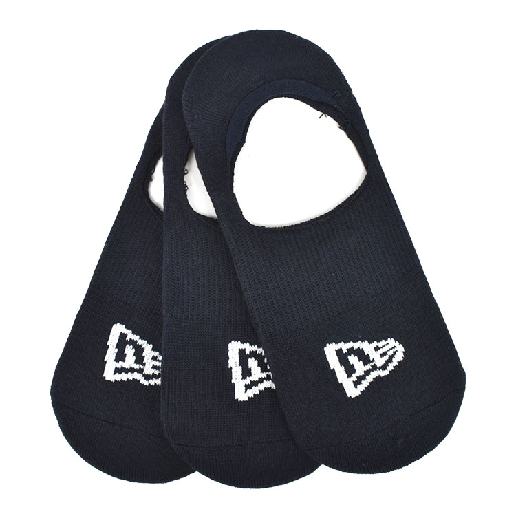 靴下 フットカバー 3足組 ニューエラ NEWERA メンズ レディース ジュニア キッズ ソックス くるぶし アンクル 脱げない スニーカー 白 黒 ワンポイント シンプル 3Pセット 21 22 23 24 25 26 27 28 29cm パイル ブランド ストリート 中学生 高校生 大学生 通勤 通学 おしゃれ