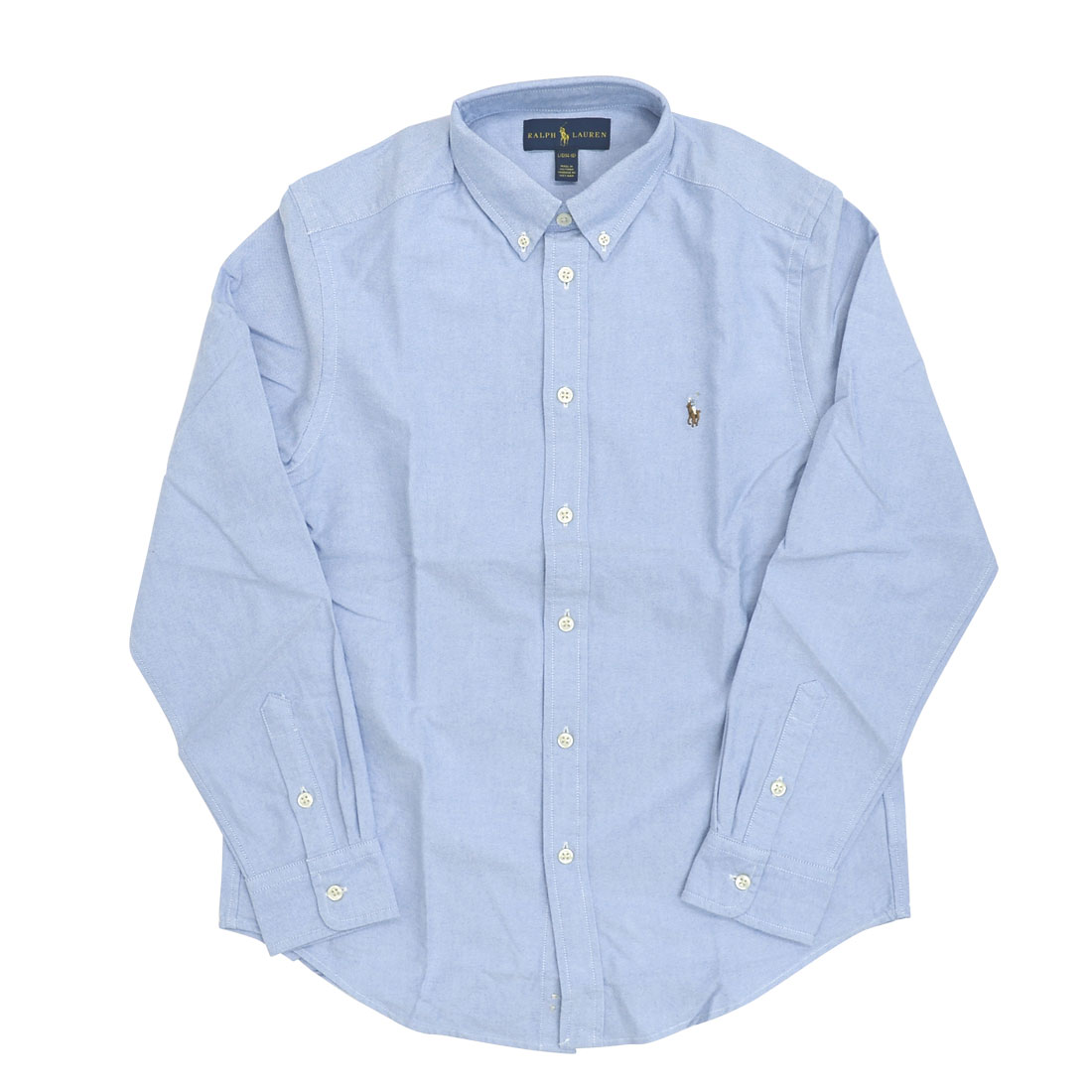 シャツ 長袖 POLO RALPH LAUREN ポロ ラルフローレン ボーイズ メンズ レディース ジュニア オックスフォードシャツ ボタンダウン ポニー刺繍 ロゴ カラーシャツ ワイシャツ トップス シンプル おしゃれ プレゼント L XL対応
