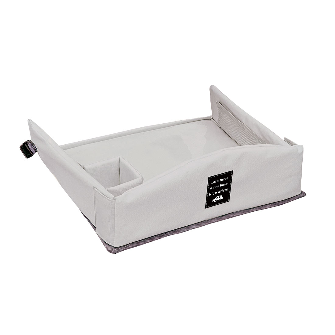 チャイルドシート テーブル チャイルドデスク 車 ベビーカー 机 キッズ 車内 キッズテーブル チャイルドトレイ 赤ちゃん ベイビー シートテーブル 子供用 食事 ベビーテーブル 人気 かわいい シンプル グレー ベージュ ビニール スマホ タブレット 固定 カー