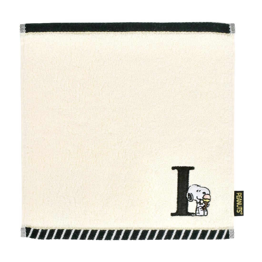 ハンドタオル かわいい ハンカチ イニシャル スヌーピー タオルハンカチ ミニタオル かわいい シンプル 刺繍 ハンカチ レディース ハンカチタオル タオル 綿 ブランド 子供 西川 キャラクター プレゼント お返し 送別 お礼 ギフト 粗品 A C E H I K L M N O R S T Y