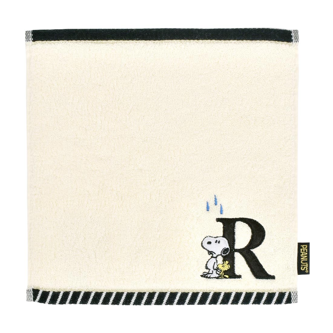 ハンドタオル かわいい ハンカチ イニシャル スヌーピー タオルハンカチ ミニタオル かわいい シンプル 刺繍 ハンカチ レディース ハンカチタオル タオル 綿 ブランド 子供 西川 キャラクター プレゼント お返し 送別 お礼 ギフト 粗品 A C E H I K L M N O R S T Y