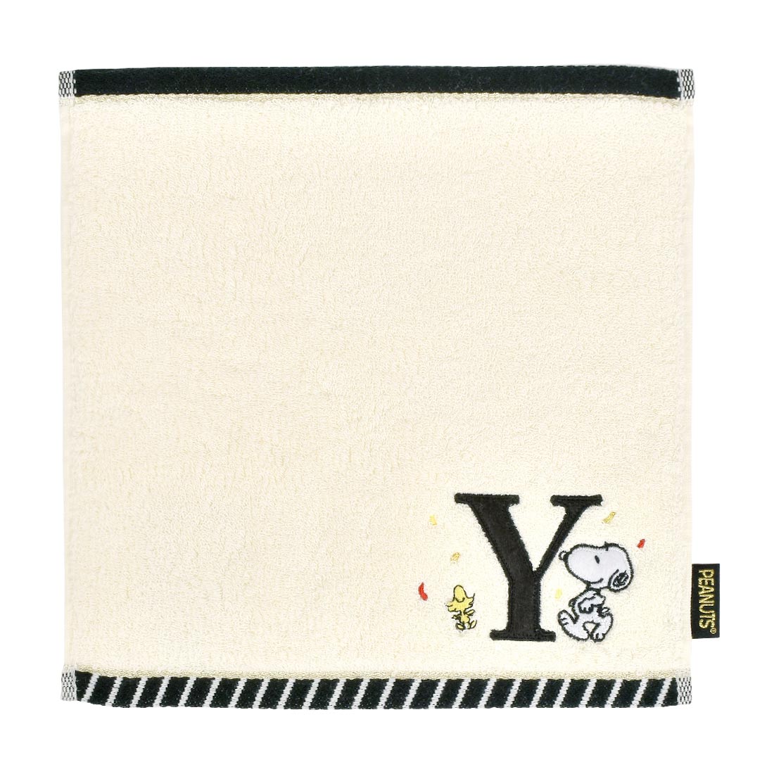 ハンドタオル かわいい ハンカチ イニシャル スヌーピー タオルハンカチ ミニタオル かわいい シンプル 刺繍 ハンカチ レディース ハンカチタオル タオル 綿 ブランド 子供 西川 キャラクター プレゼント お返し 送別 お礼 ギフト 粗品 A C E H I K L M N O R S T Y